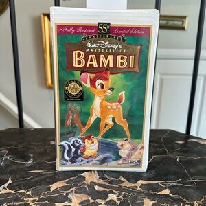 Disney's Bambi 55th Anniversary VHS - Black Diamond Masterpiece Collection